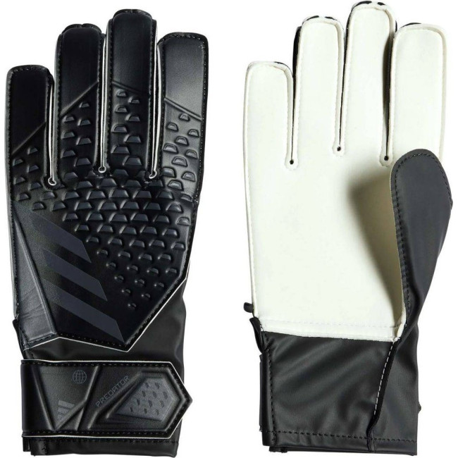 Рукавички воротарські Adidas Predator Junior HY4077 р.7, чорно-білі