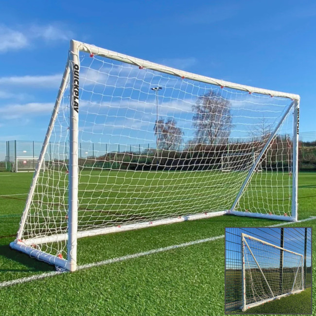 Ворота футбольные QUICKPLAY Q-FOLD 360 x 180 см, белые