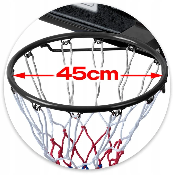 Стойка для баскетбола Neo-Sport NS-283 170-305 см, черная