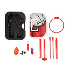 Устойчивая баскетбольная NILS ZDK881G 140 см, красно-белая.