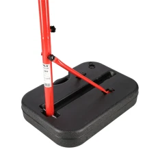 Устойчивая баскетбольная NILS ZDK881G 140 см, красно-белая.