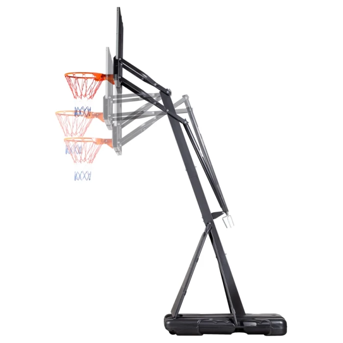 Устойчивая баскетбольная NILS ZDK027 305 см, черно-белая.