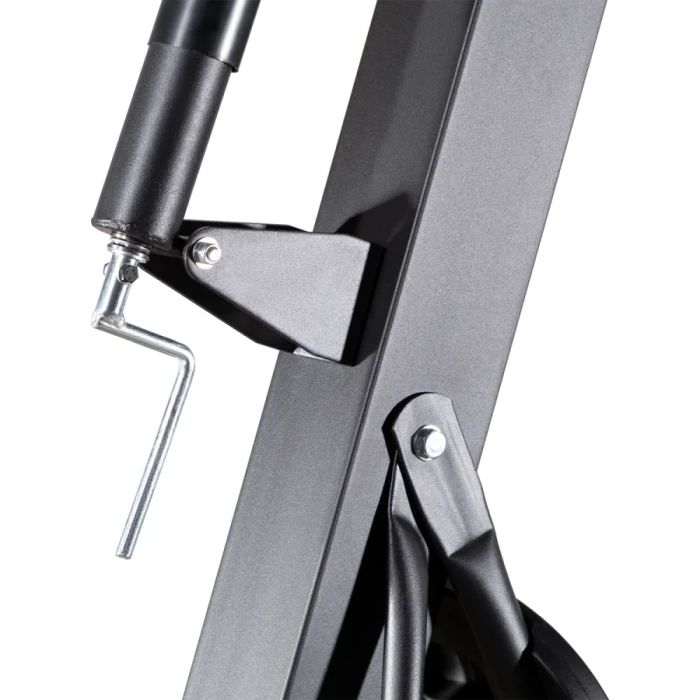 Устойчивая баскетбольная NILS ZDK027 305 см, черно-белая.