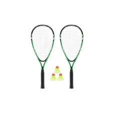 Набір для кросмінтону 2 ракетки + волани + чохол NRS001 NILS ЗЕЛЕНИЙ