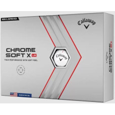 Мячи для гольфа Callaway Chrome Soft X LS 12шт, белые