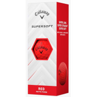 Мячи для гольфа Callaway Supersoft 12 шт, красный