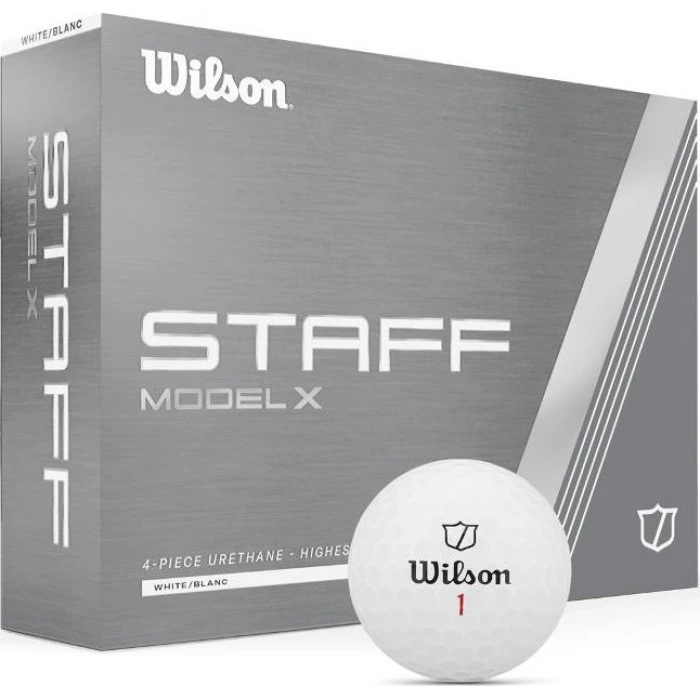 М'ячі для гольфу Wilson Staff Model X 12 шт, білі