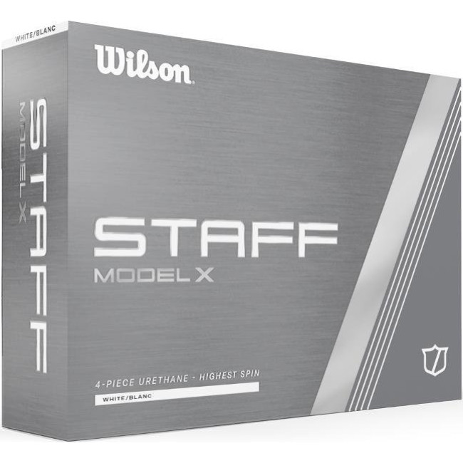 Мячи для гольфа Wilson Staff Model X 12 шт, белые