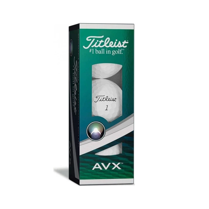 Мячи для гольфа Titleist AVX 3 шт, белые