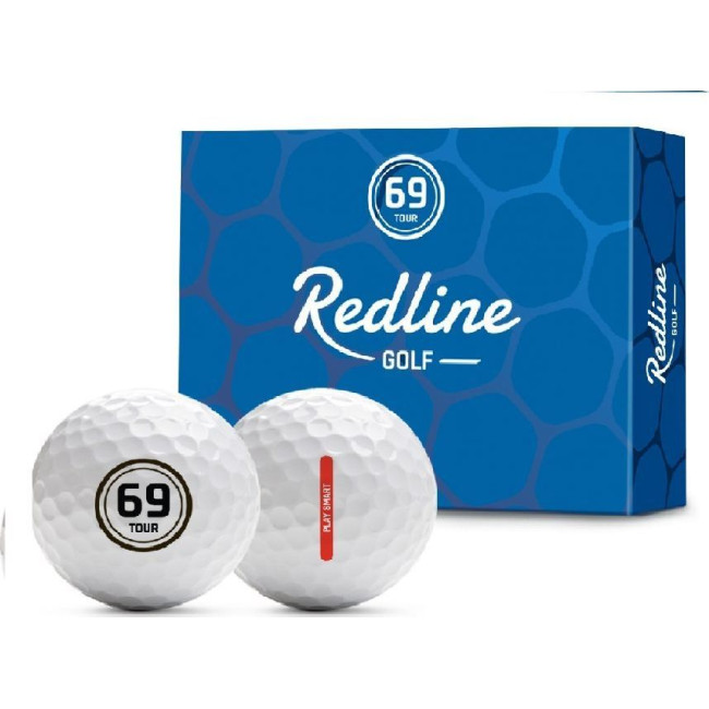 М'ячі для гольфу Redline 69 Tour 12 шт, білі