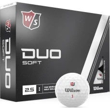 Мячи для гольфа Wilson Staff Duo Soft 12 шт, белые