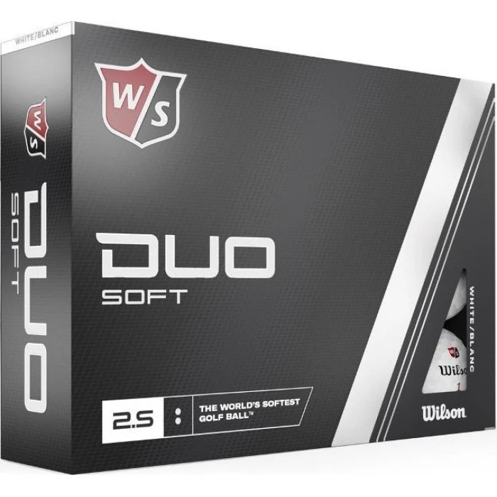 М'ячі для гольфу Wilson Staff Duo Soft 12 шт, білі