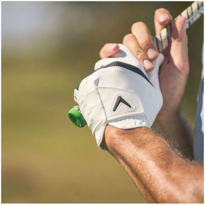 Рукавички для гольфу Callaway Weather Spann MLH р. L 2 шт, біло-чорні