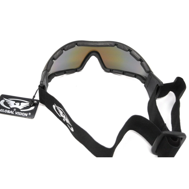 Окуляри лижні з ущільнювачем Global Vision Z-33 (G-Tech™ red) Anti-Fog, червоні