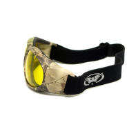 Окуляри захисні з ущільнювачем Global Vision Eliminator Camo Forest, жовті