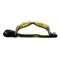 Окуляри захисні з ущільнювачем Global Vision Eliminator Camo Forest, жовті