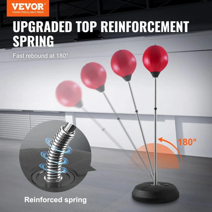 Боксерский набір VEVOR, чорно-червоний