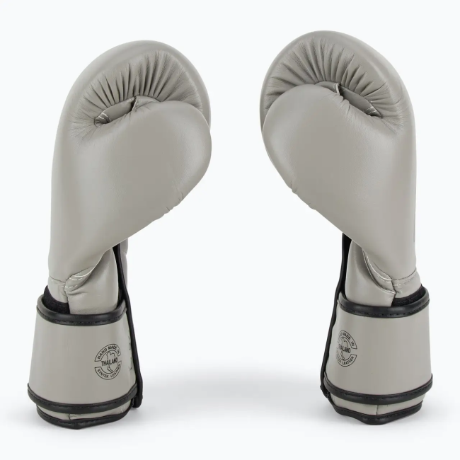 Перчатки боксерские с бинтами Fairtex BGV14 12 унций, серые
