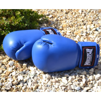 Перчатки боксерские PowerPlay 3004 Classic 18 унций, синие