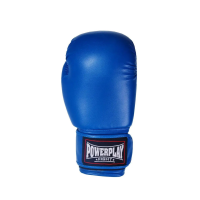Перчатки боксерские PowerPlay 3004 Classic 18 унций, синие