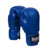 Перчатки боксерские PowerPlay 3004 Classic 18 унций, синие