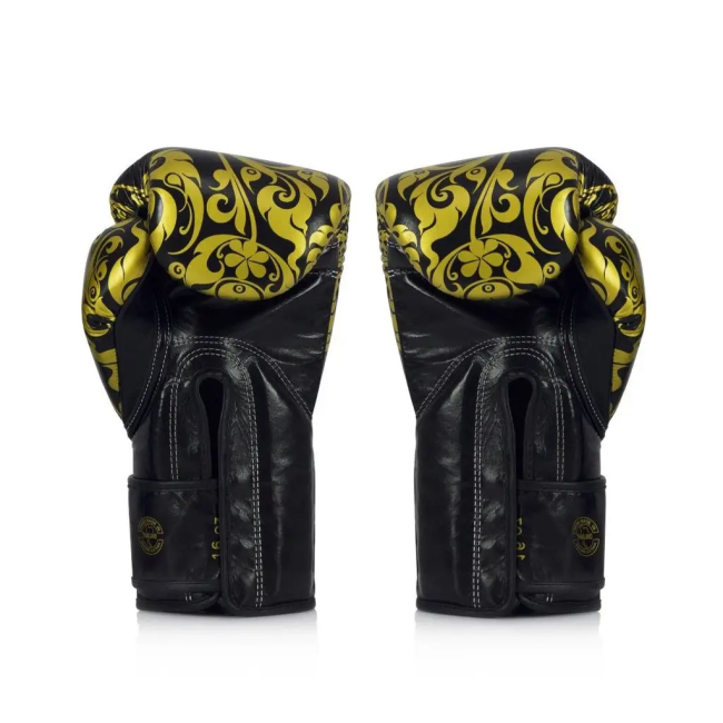 Рукавички боксерські з бинтами Fairtex BGVG2 Velcro розмір 14 унцій, чорні