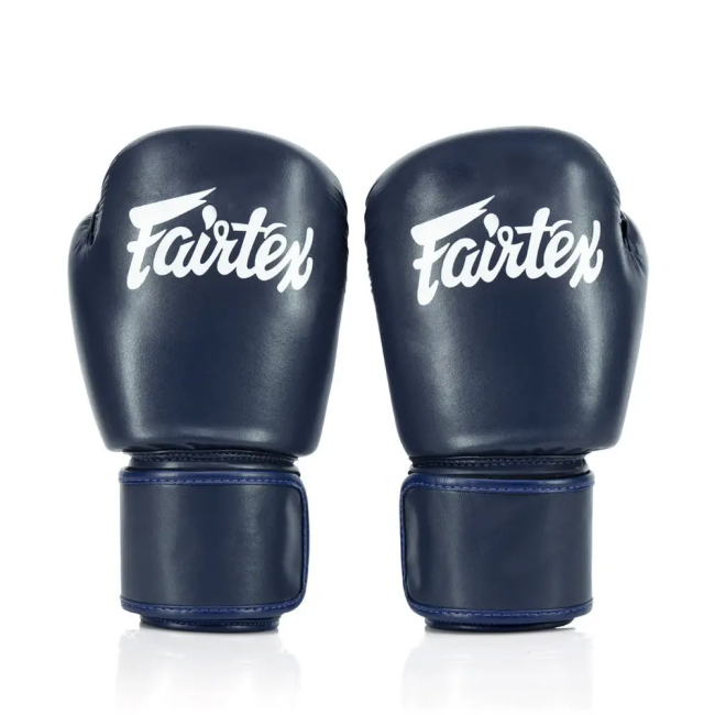 Перчатки боксерские с бинтами Fairtex Amateur BGV27 14 унций, темно-синие