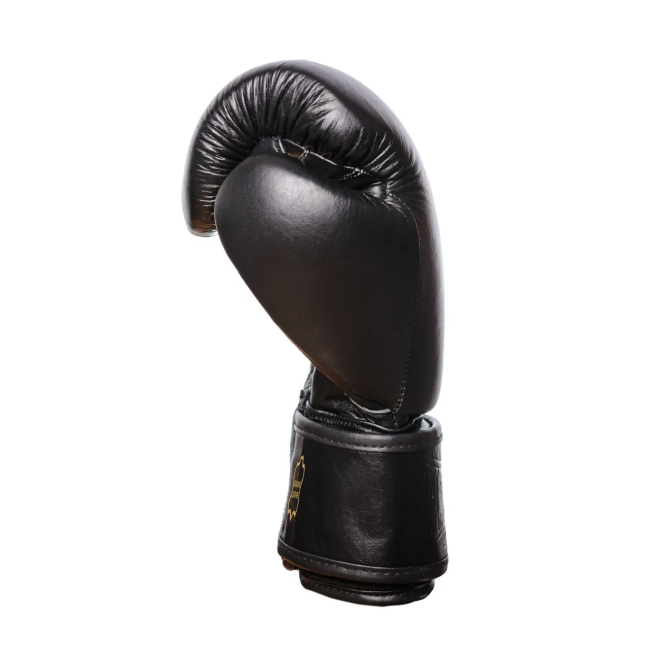 Перчатки боксерские кожаные PowerPlay 3014 Indiana 14 унций, черные