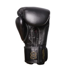 Перчатки боксерские кожаные PowerPlay 3014 Indiana 14 унций, черные