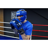 Шолом боксерський закритий PowerPlay 3100 PU розмір XS, синій