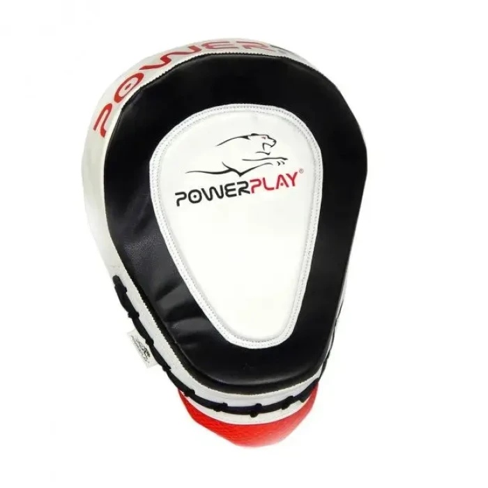 Лапи боксерські PowerPlay 3042 чорно-білі