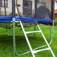 Батут Bituxx M16531 з зовнішньою сіткою 14 футів 430 см чорно-синій