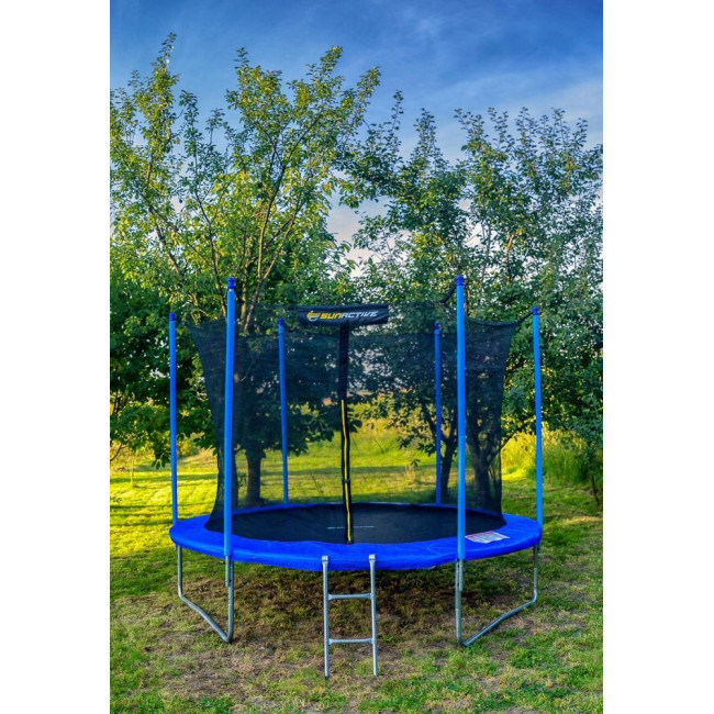 Батут SunActive TR 12FT-2 с внутренней сеткой 12 футов 374 см голубой