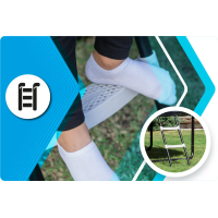 Батут THUNDER INSIDE ELITE с внутренней сеткой 10 футов 305 см черный