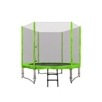 Батут SkyRamiz с наружной сеткой 8 футов 244 см зеленый