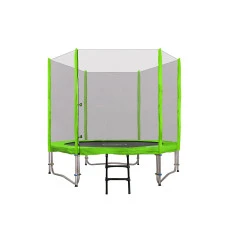 Батут SkyRamiz с наружной сеткой 8 футов 244 см зеленый