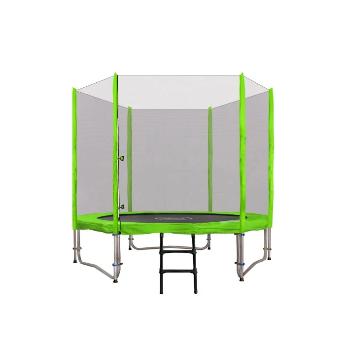 Батут SkyRamiz с наружной сеткой 8 футов 244 см зеленый