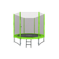Батут SkyRamiz с наружной сеткой 8 футов 244 см зеленый