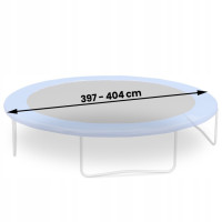 Килимок до батута Neo-Sport 404 см/13 футів, 72 пружини