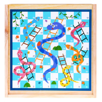Настільний набір 6в1 Ramiz Trylma Snakes and Ladders Chess Chinese GO