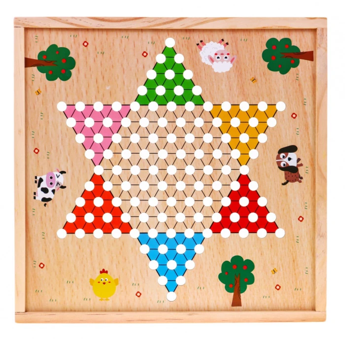 Настільний набір 6в1 Ramiz Trylma Snakes and Ladders Chess Chinese GO