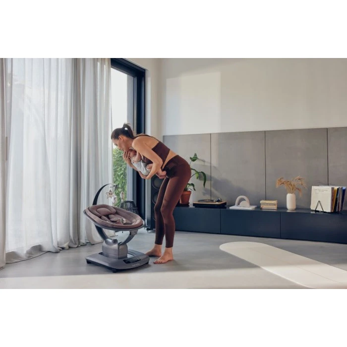 Кресло-качели Lionelo BLOSSOM PINK MAUVE