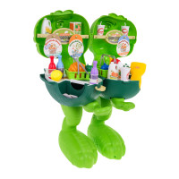 Верховий динозавр + Бакалія 2в1 для дітей 3+ Муляжі харчування + Аксесуари 55 шт.