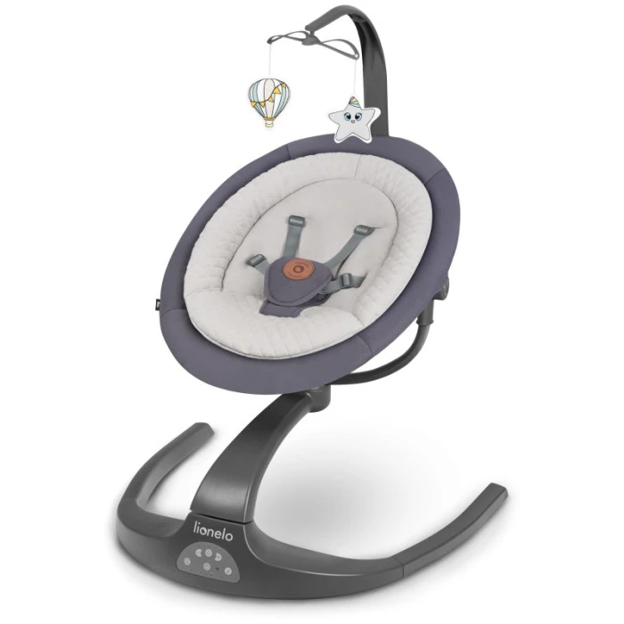 Крісло-гойдалка Lionelo RINA GREY CONCRETE
