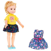 Кукла для детей 3+ Блондинка + 2 наряда + расческа + зеркало