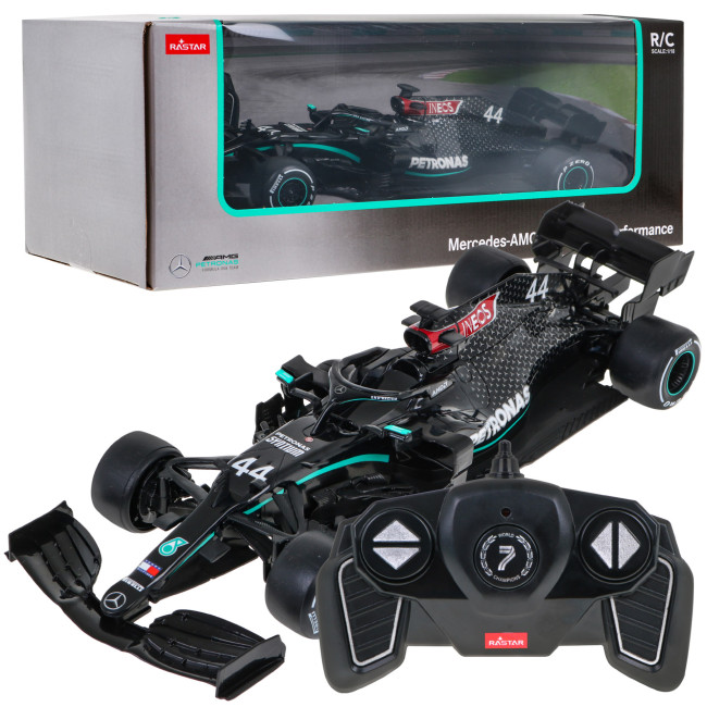 Дистанционно управляемый гоночный автомобиль + пульт Mercedes-AMG F1 W11 EQ Performance RASTAR модель 1:18