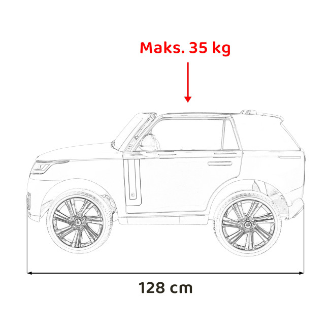 Автомобіль Range Rover SUV Lift Red