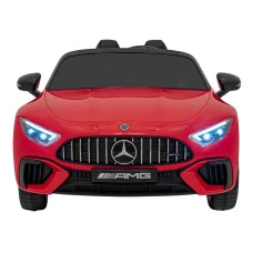 Дитяча акумуляторна машинка Mercedes Benz AMG SL63 Червона