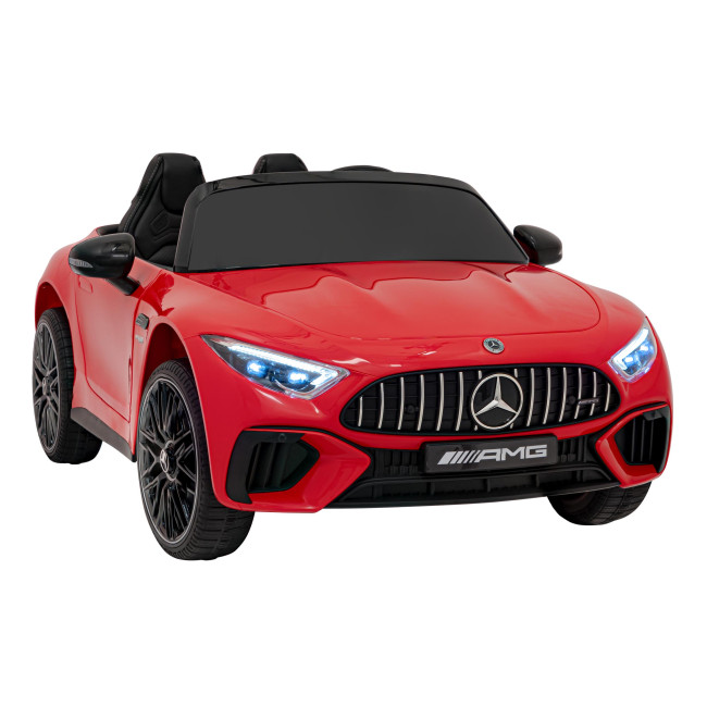 Детская аккумуляторная машинка Mercedes Benz AMG SL63 Красная