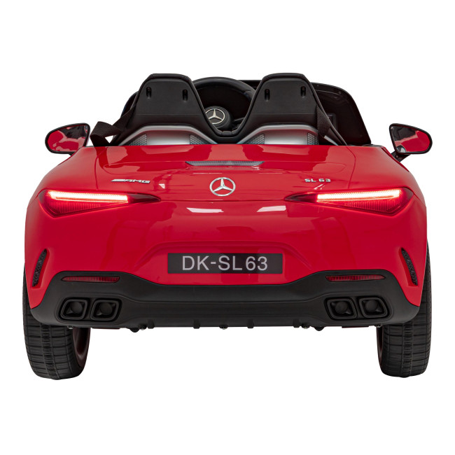 Детская аккумуляторная машинка Mercedes Benz AMG SL63 Красная